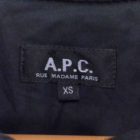 アーペーセー A.P.C. ハーフジップ カンガルーポケット プルオーバージャケット メンズ import:XS