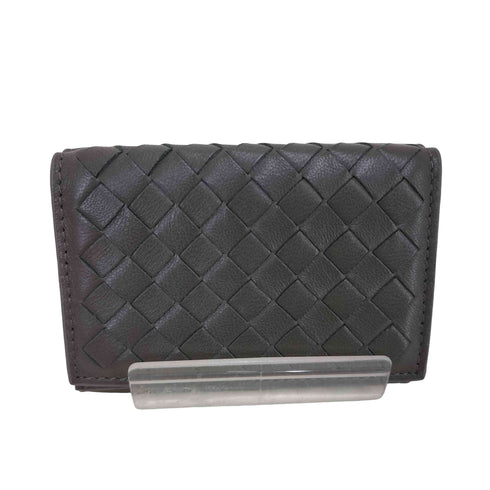 ボッテガヴェネタ BOTTEGA VENETA 三つ折りレザーウォレット レディース