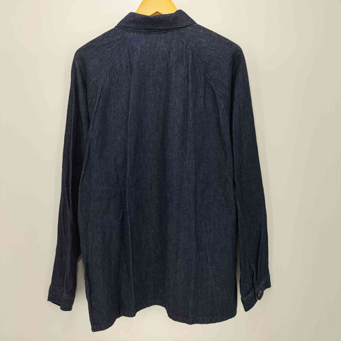 ユニクロ UNIQLO 2023SS コットンリネン ユーティリティデニムジャケット メンズ JPN:XL