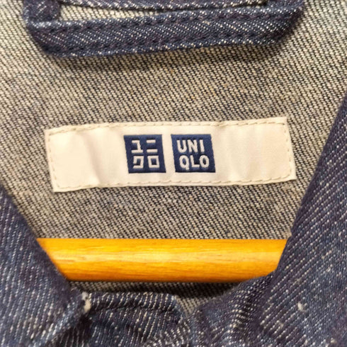 ユニクロ UNIQLO 2023SS コットンリネン ユーティリティデニムジャケット メンズ JPN:XL