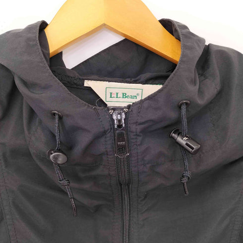 エルエルビーン L.L.Bean 80S~90S ナイロンアノラックパーカー ブラック メンズ import:L