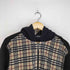 バーバリーブラックレーベル BURBERRY BLACK LABEL ノバチェック切り替えフリースジップアップパーカー メンズ 3