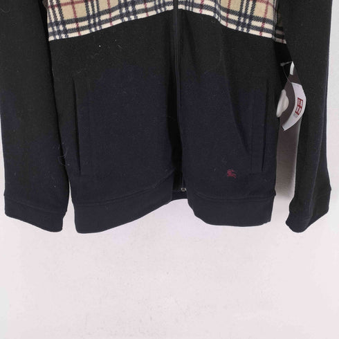 バーバリーブラックレーベル BURBERRY BLACK LABEL ノバチェック切り替えフリースジップアップパーカー メンズ 3