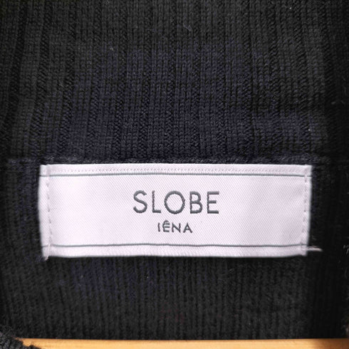 スローブイエナ SLOBE IENA ウールリブタートルニット レディース