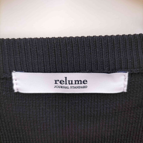 ジャーナルスタンダードレリューム JOURNAL STANDARD relume ウォッシャブルスポンジニットクルーネックカーディガン レディース ONE SIZE