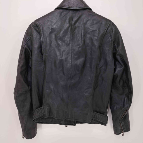 Luxluft シープレザー ダブルライダースジャケット レディース JPN:38