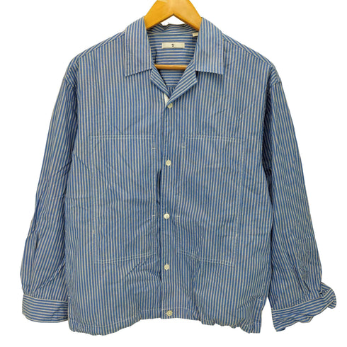 ユニクロプラスジェイ UNIQLO+J スーピマコットンオーバーサイズシャツブルゾン メンズ S