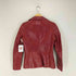 ユナイテッドアローズ UNITED ARROWS WORK FOR HOLIDAY 花柄 型押し カウレザージャケット レディース JPN:36
