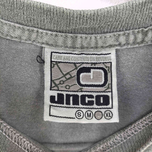JNCO 90-00s フロントロゴ ガーメントダイL/Sシャツ BBOY メンズ import:L