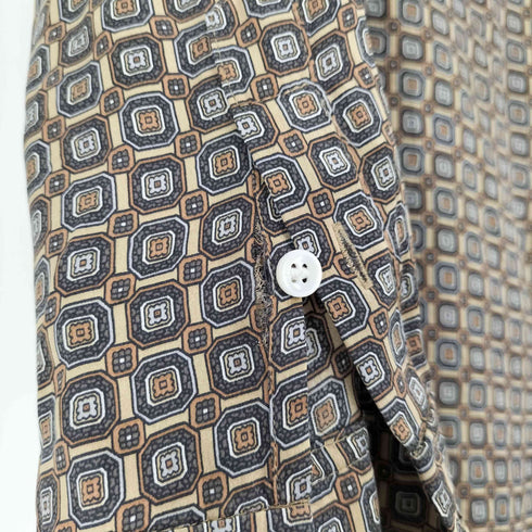 バナナリパブリック BANANA REPUBLIC 22AW シルク リゾート シャツ レディース import:L