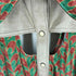 エムワイオービーエヌワイシー M.Y.O.B NYC RETRO BUTTON UP SHIRT フェイクスエード×ベルベット 切り替え カットアウトシャツ レディース FREE