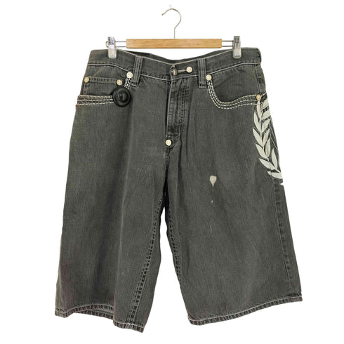 クージー COOGI ROYAL DENIM 刺繍デザイン 先染めデニムショーツ BBOY メンズ W36