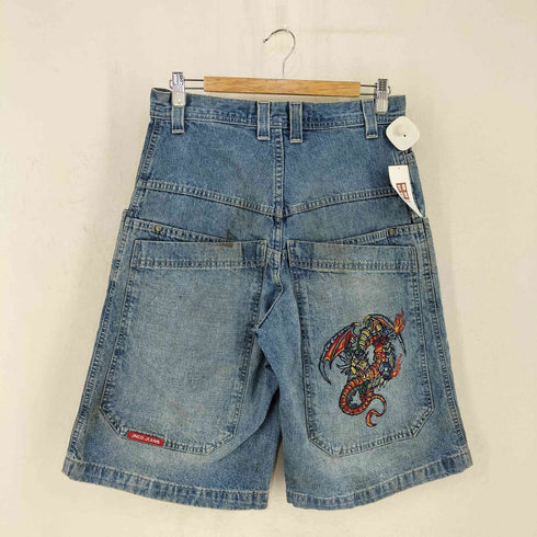 JNCO 90-00s ドラゴン刺繍 バギーデニムショーツ BBOY メンズ 30