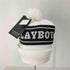プレイボーイ PLAYBOY PL-KNCP01 ロゴ刺繍ボンボンビーニー メンズ
