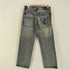 PAG JEANS DEATH KNIGHT スカル ストレートデニムパンツ メンズ