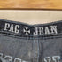 PAG JEANS DEATH KNIGHT スカル ストレートデニムパンツ メンズ