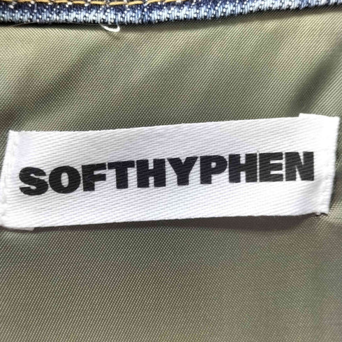SOFTHYPHEN DENIM MIX QUILTED JACKET メンズ 01