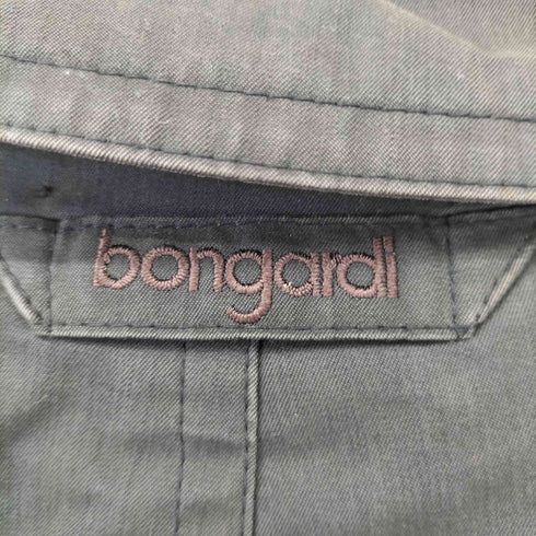 ボンガーディ BONGARDI ドイツ製 コットン混 ポリ 比翼ステンカラーコート ライナー付き メンズ JPN:46