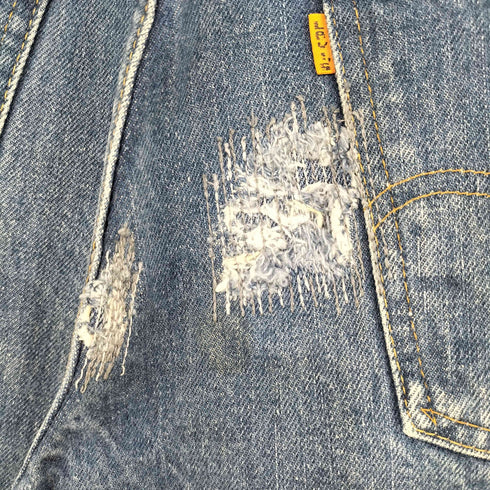 リーバイス Levis 70s オレンジタブ 646 ベルボトムデニムパンツ 42TALON ボタン裏8 メンズ ウエスト74cm