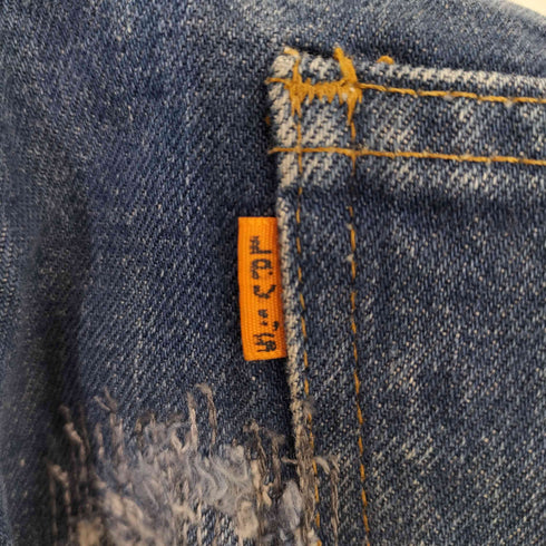 リーバイス Levis 70s オレンジタブ 646 ベルボトムデニムパンツ 42TALON ボタン裏8 メンズ ウエスト74cm