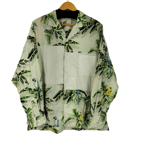 ステラマッカートニー STELLA McCARTNEY オープンカラーボタニカルシャツ メンズ 39