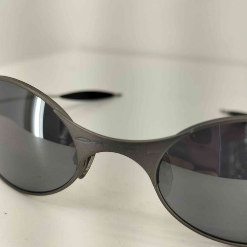オークリー OAKLEY E-WIRE メタルフレームオーバルサングラス メンズ