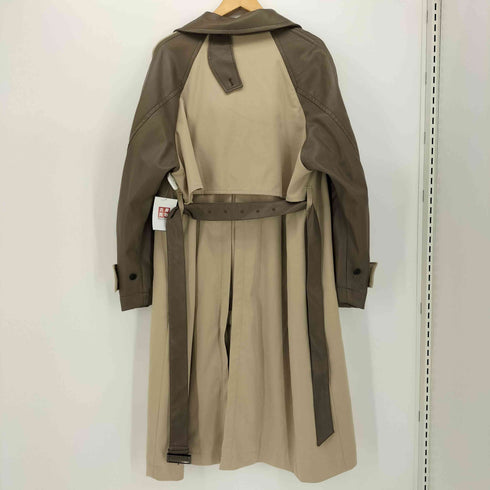 ハレ HARE シンセティックレザーコンビトレンチコート メンズ JPN:S
