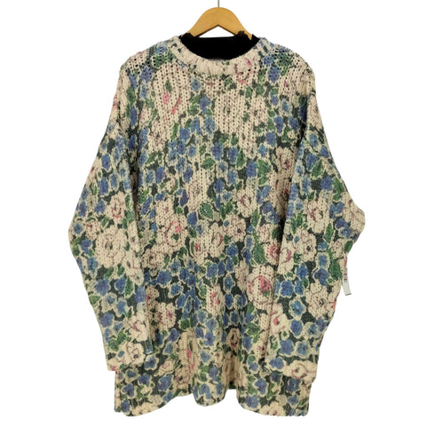 ザラ ZARA 花柄 ローゲージニット レディース import:L