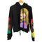 ザラ ZARA イラストプリント プルオーバーパーカー レディース import:L
