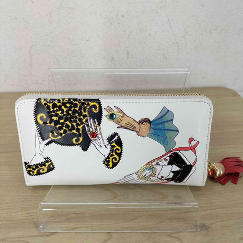 ツモリチサト TSUMORI CHISATO 女優プリント ラウンド長財布 レディース ONE SIZE