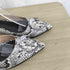 CAVALLI CLASS MADE IN ITALY パイソン柄 VIBRAMソール ヒールパンプス レディース JPN:39