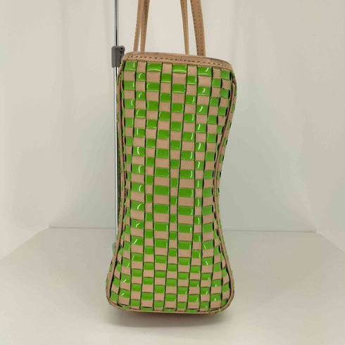 ケイトスペードニューヨーク kate spade NEW YORK ロゴプレート 編み込み トート バッグ レディース