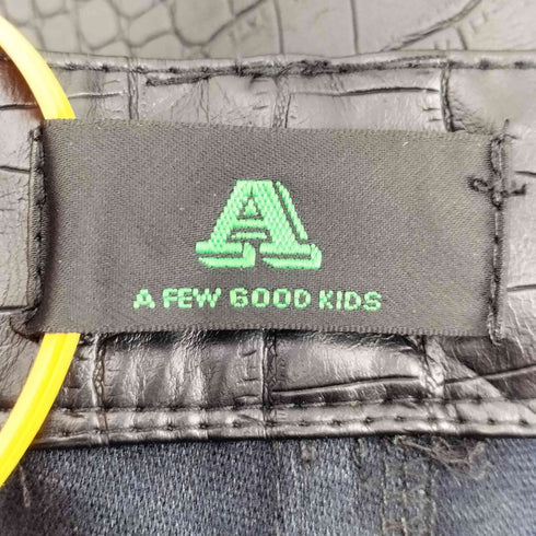 アフューグッドキッズ A FEW GOOD KIDS クロコ型押し フェイクレザーパンツ メンズ JPN:M