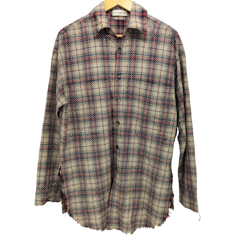 フェイスコネクション FAITH CONNEXION スタッズ チェックシャツ メンズ import:XS