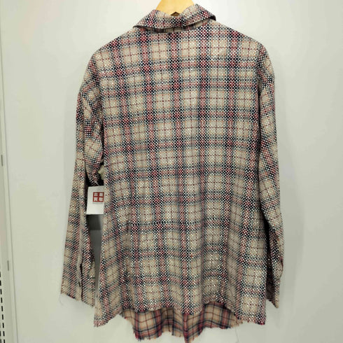 フェイスコネクション FAITH CONNEXION スタッズ チェックシャツ メンズ import:XS