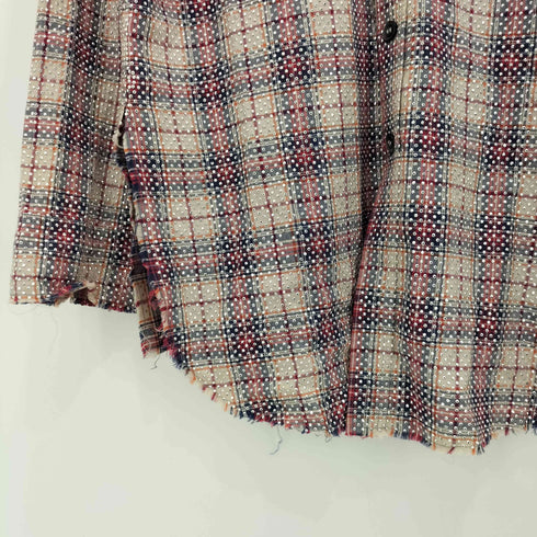 フェイスコネクション FAITH CONNEXION スタッズ チェックシャツ メンズ import:XS