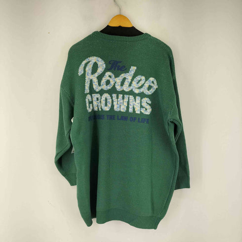 ロデオクラウンズワイドボウル RCWB/RODEO CROWNS WIDE BOWL カラーミックス糸ジャガードロゴニット レディース FREE
