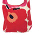 マリメッコ marimekko ウニッコレッド キャンバスショルダーバッグ レディース
