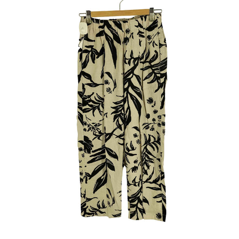アーバンリサーチドアーズ URBAN RESEARCH DOORS 24ss リネンレーヨンリーフプリントパンツ レディース JPN:M