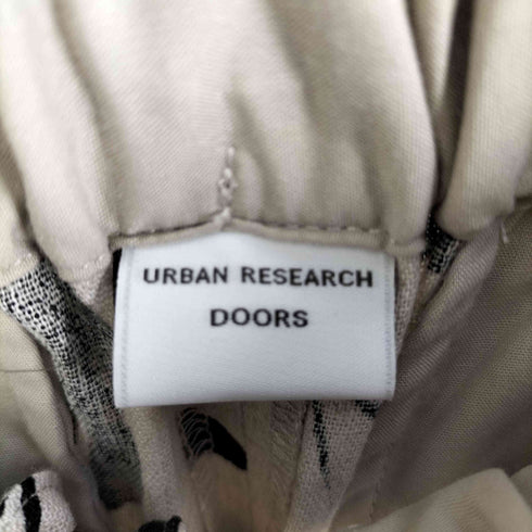 アーバンリサーチドアーズ URBAN RESEARCH DOORS 24ss リネンレーヨンリーフプリントパンツ レディース JPN:M