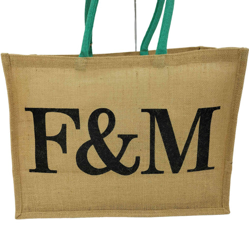 FORTNUM&MASON 生分解性ジュートバッグ エコバッグ 麻バッグ レディース