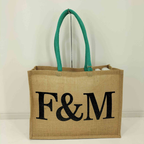 FORTNUM&MASON 生分解性ジュートバッグ エコバッグ 麻バッグ レディース