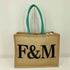 FORTNUM&MASON 生分解性ジュートバッグ エコバッグ 麻バッグ レディース
