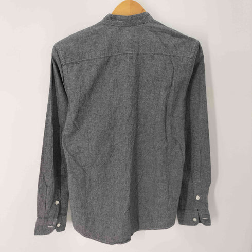 ラングラー Wrangler フロントプリーツデザイン ノーカラー L/S シャツ レディース JPN:M
