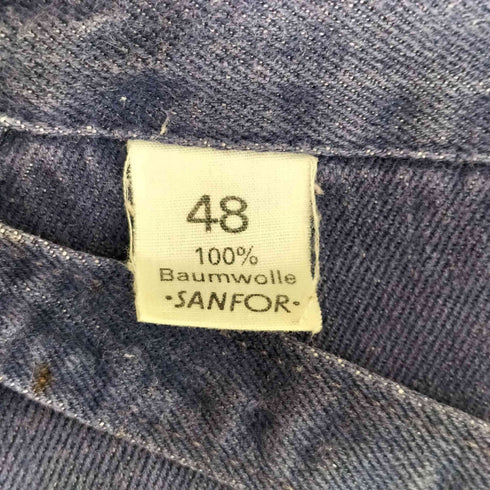 サンフォード SANFOR サスペンダーボタン ユーロワークパンツ メンズ 48