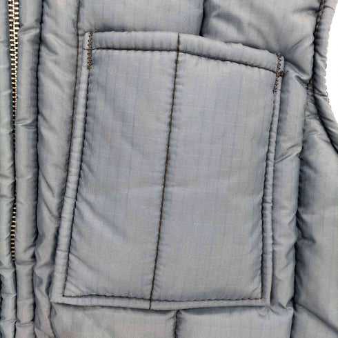 サムコフリーザーウエア Samco Freezerwear USA製 中綿 リップストップ キルティングベスト メンズ import:M