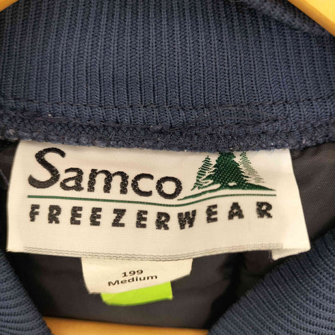 サムコフリーザーウエア Samco Freezerwear USA製 中綿 リップストップ キルティングベスト メンズ import:M