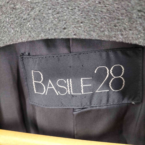 バジーレヴェントット BASILE28 カシミヤ混 ウール チェスター ロングコート レディース 40