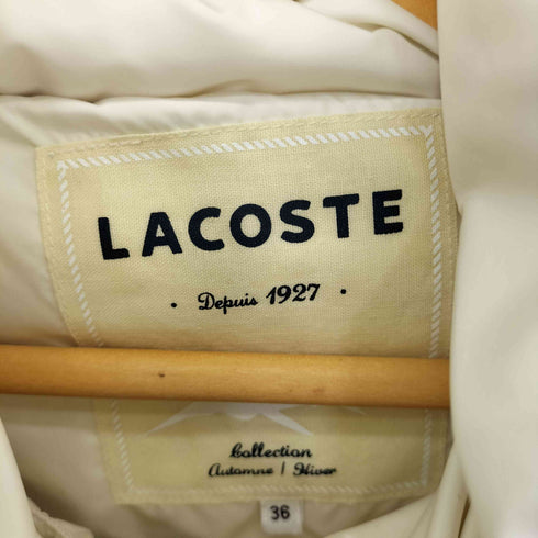 ラコステ LACOSTE ハイネックダウンジャケット レディース FR:36