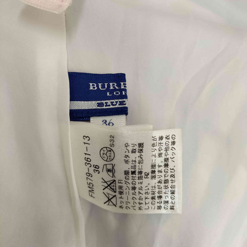 バーバリーブルーレーベル BURBERRY BLUE LABEL チェック柄チュニックワンピース レディース 36
